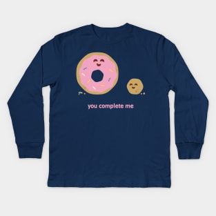 You complete me Kids Long Sleeve T-Shirt